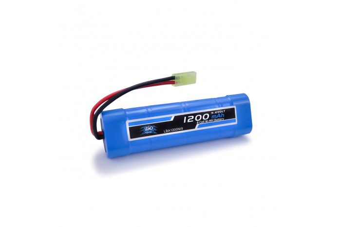 Bateria Airsoft - NIMH - 9.6V - 1200mAh - Mini Tamiya