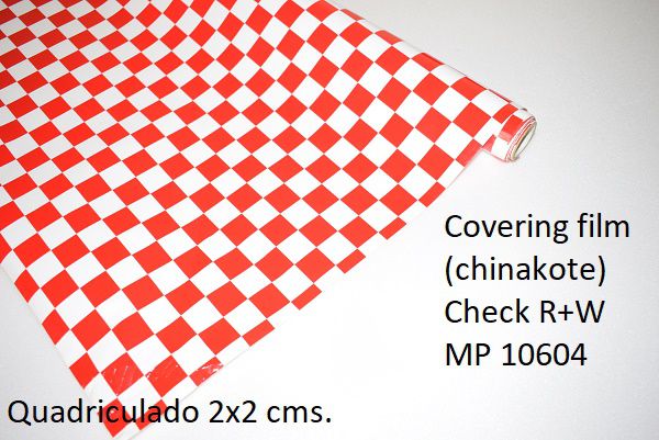 Chinakote quadriculado 2x2 cms.
