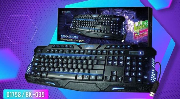 Teclados Gamer - Menor Preço do Brasil