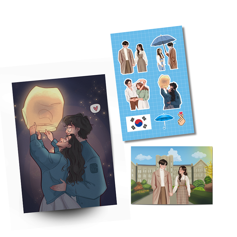 Kit Exclusivo - Itens de papelaria de Horizonte (LIMITADO)