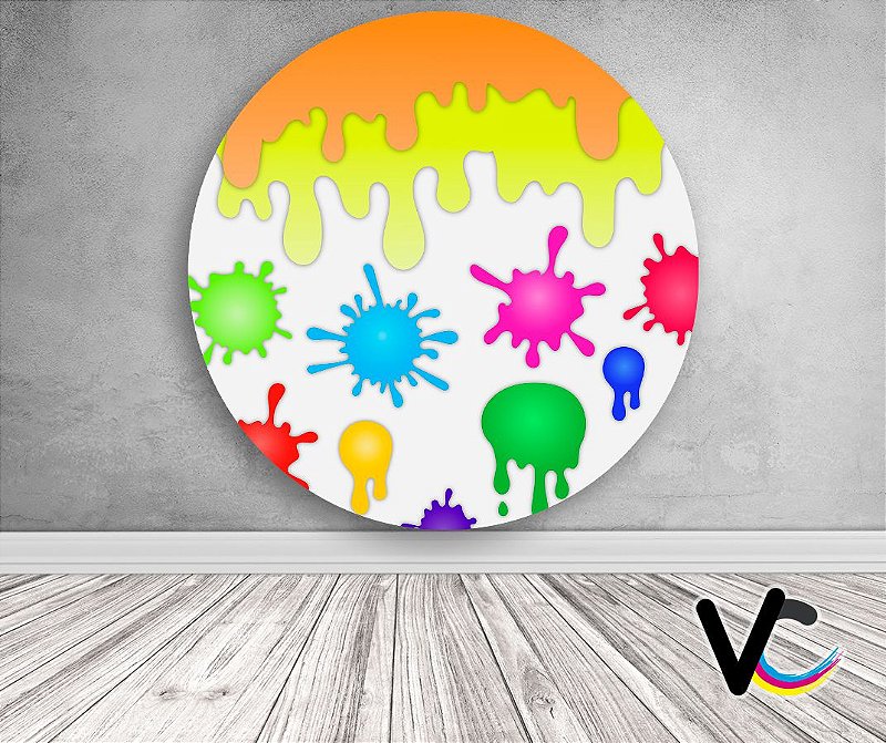 Wall Mural Paint splatter. 