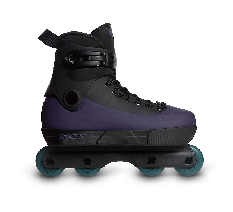 Patins à roulettes en ligne Roces Pic Softboot 82A noir/gris pour