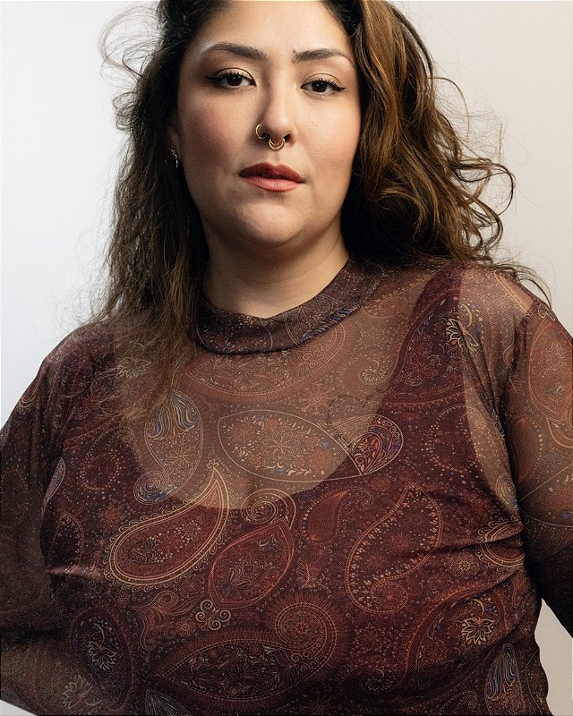 BLUSA TULE | PAISLEY