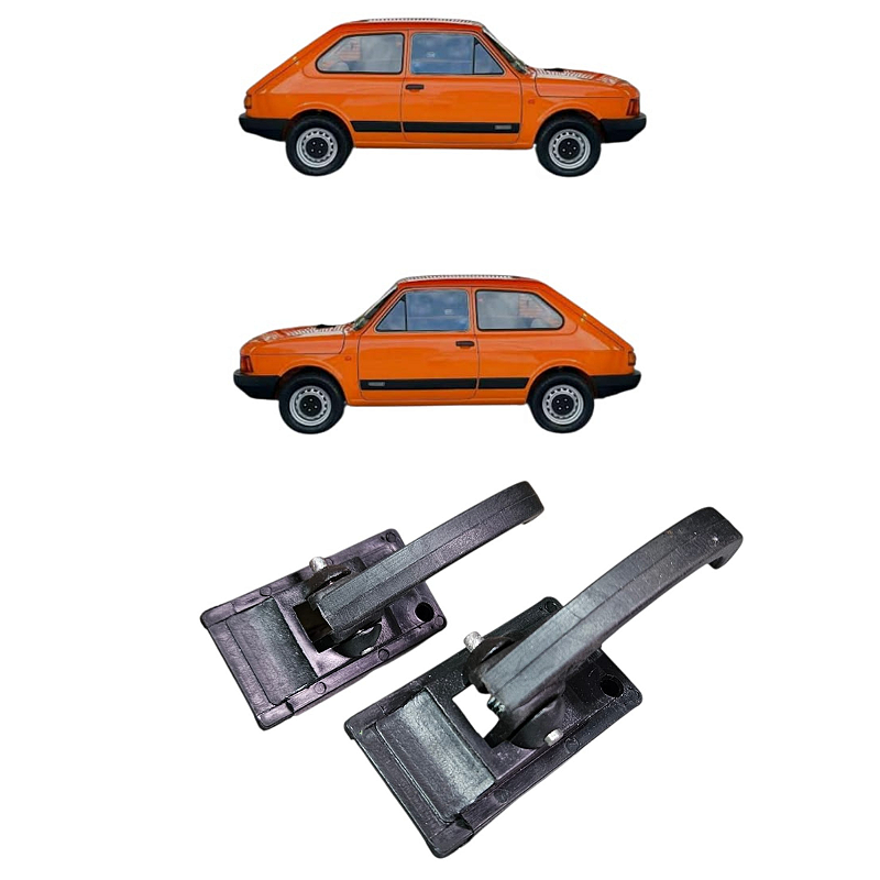 PAR Maçaneta Puxador Interna Porta Fiat147 76/86Fino (60706) - 147