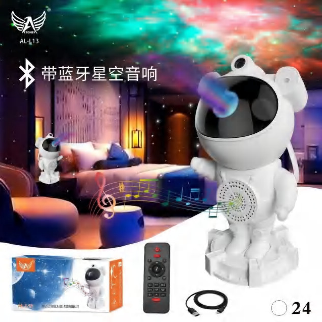 al-l13 projetor luminoso astronauta som Bluetooth altomex