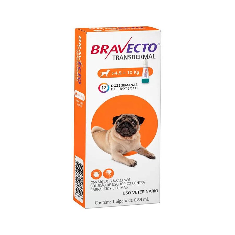 Bravecto Transdermal para Cães de 10 a 20 Kg - 500 mg - Mercado