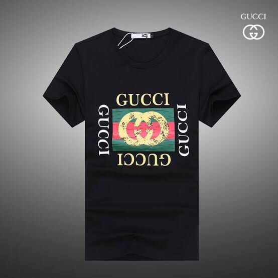 Camiseta Gucci Preta -Masculina | Magazinelitoral - Magazine Litoral