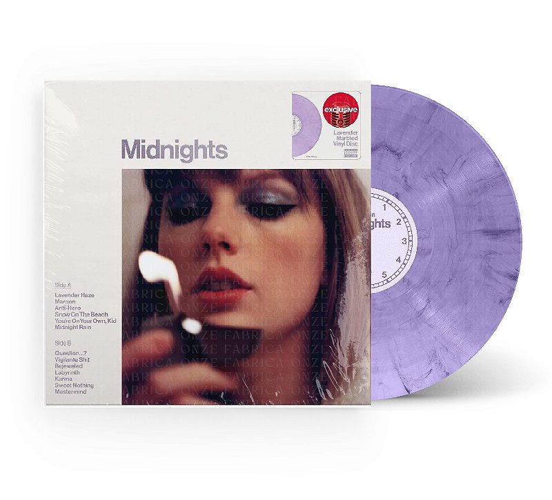 TAYLOR SWIFT Midnights (TARGET EXCLUSIVE) LP 1x Fábrica Onze