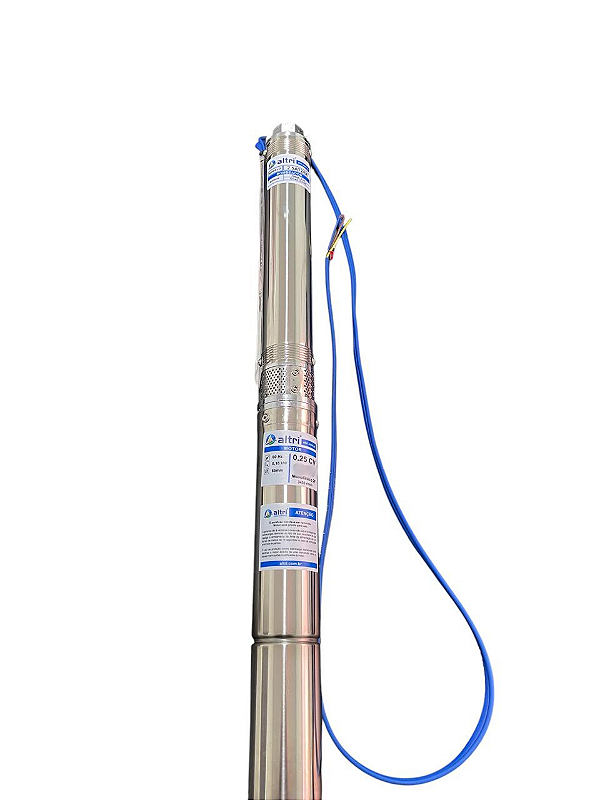 Altri Bomba Submersa 2.5AT2-08 0.25CV 2F Mono 220V - AgrícolaShop