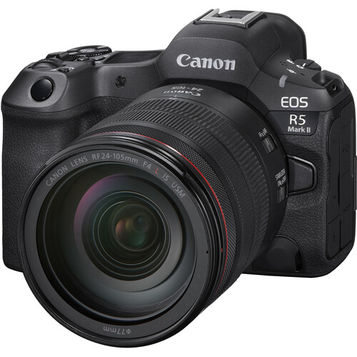 Câmera Canon EOS R5 Mark II Mirrorless Kit com Lente Canon RF 24