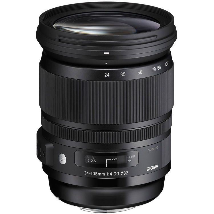 人気商品ランキング HSM OS DG f/4 24-105mm Sigma Lente Art DX Nikon câmeras para レンズ(ズーム)