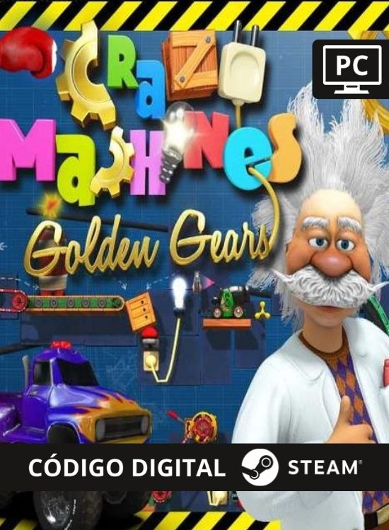Crazy Machines Golden Gears Steam Código de Resgate digital CardLândia