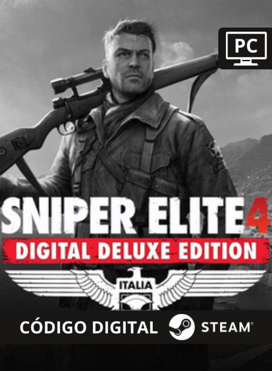 Sniper Elite 4 Deluxe Edition Steam C digo De Resgate Digital sniper-elite-4-deluxe-edition-steam-c-digo-de-resgate-digital