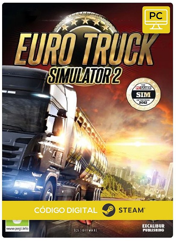 Euro Truck Simulator 2 Com Controle de Xbox 360 