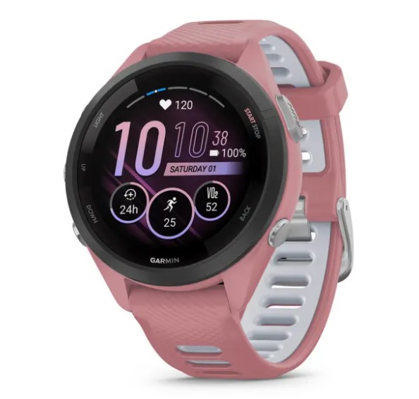 Relógio Monitor Cardíaco Garmin Forerunner 265s Amoled Rosa