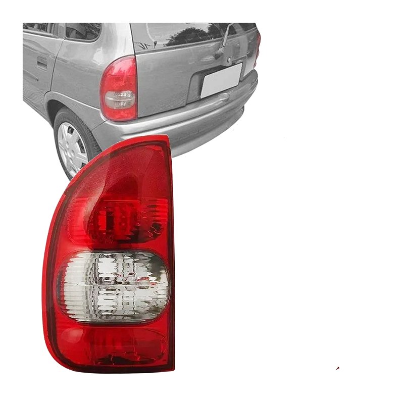Lanterna traseira corsa wagon pick up 2000 até 2002 bicolor lado