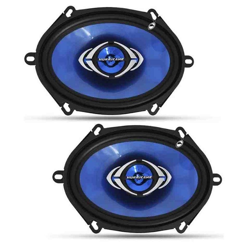 Alto falante hurricane quadriaxial 5x7 65w cm57 cod 008017