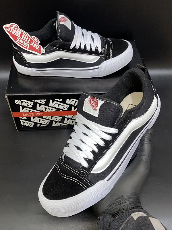 Tenis Vans Old Skool Vans Blancas Con Linea Negra Vans Originales