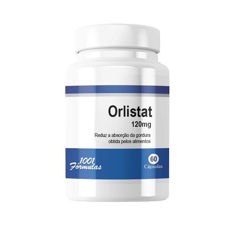 Orlistat 120mg 60 cápsulas Orlistate 1001 Fórmulas