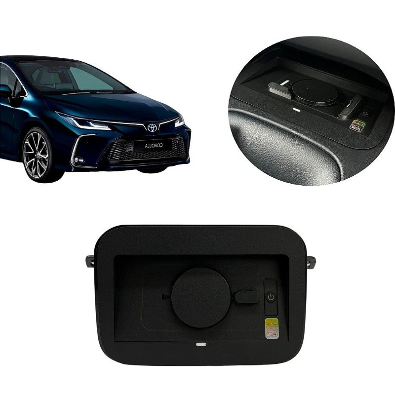 Carregador de Celular por Indução Naf Tech para Toyota Corolla Sedan 2019/2026