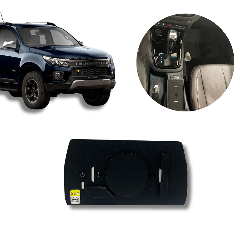Carregador de Celular por Indução Naf Tech para Chevrolet S10 2020/2023