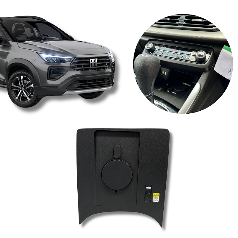 Carregador de Celular por Indução Naf Tech para Fiat Pulse 2022/2026