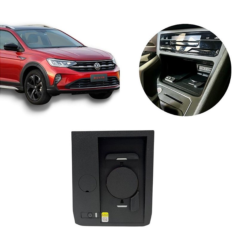 Carregador de Celular por Indução Naf Tech para Volkswagen Nivus 2020/2026