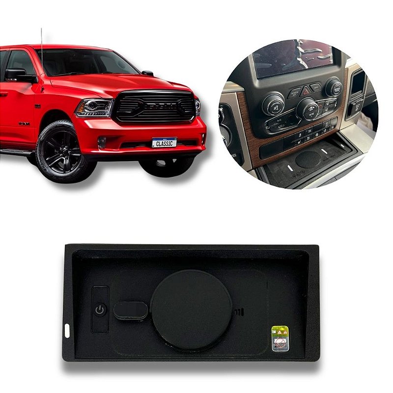 Carregador Por Indução Naf Tech Para Dodge Ram Classic 2022/2026