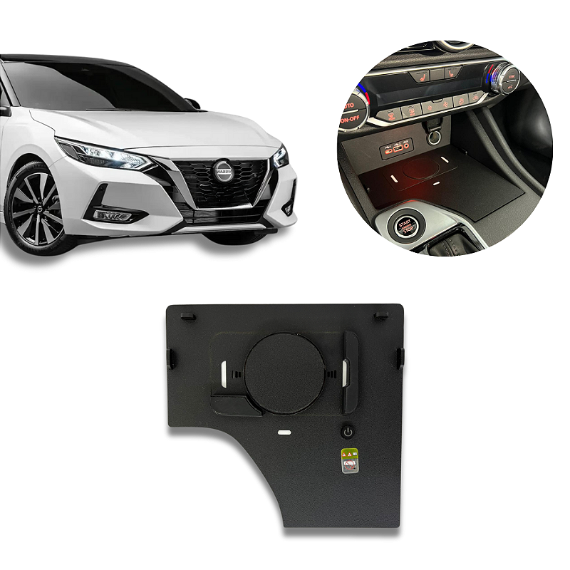 Carregador Por Indução Naf Tech Para Nissan Sentra 2023/2026