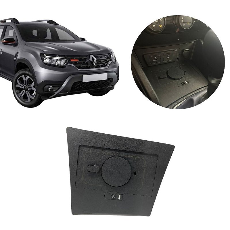 Carregador por Indução Clássico Naf Tech para Nova Duster 24/26