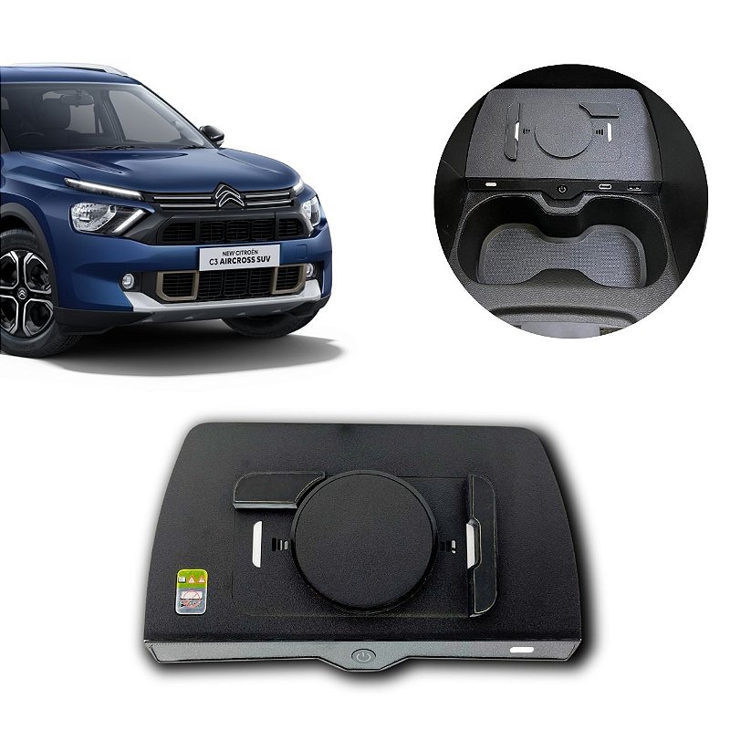 Carregador de Celular por Indução Naf Tech para Citroën Air Cross 2023/2025