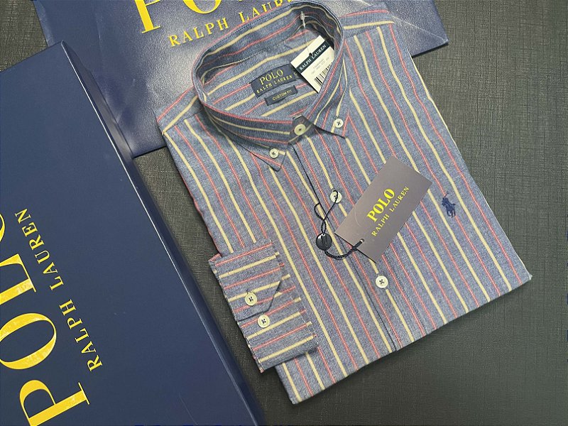 CAMISA RALPH LAUREN CINZA