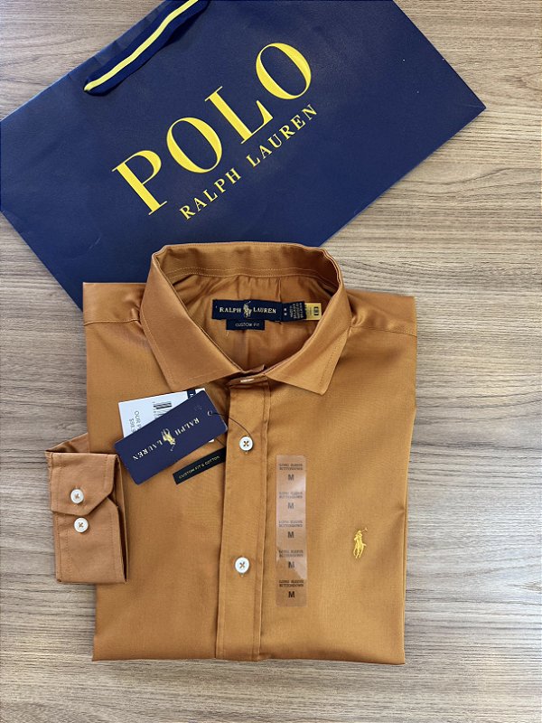 CAMISA RALPH LAUREN ACETINADA