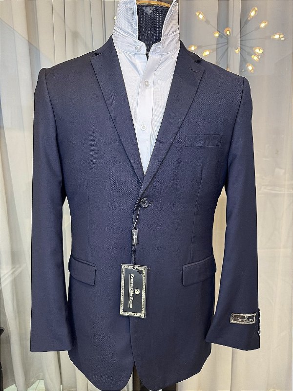 Terno Azul Ermenegildo Zegna Tradicional Slim