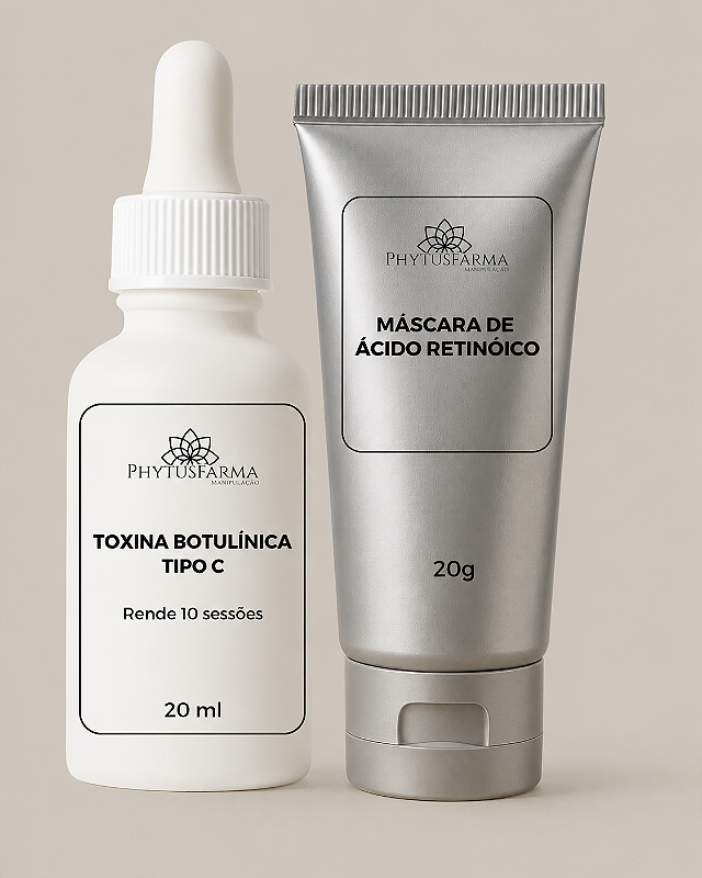 MICROTOX LIGHT: MESCLA DE TOXINA BOTULÍNICA C + MÁSCARA PEELING DE ÁCIDO RETINÓICO | RENDE 10 APLICAÇÕES