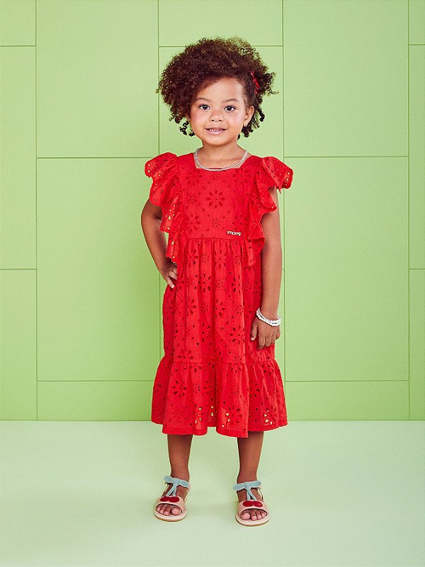 Vestido vermelho store momi