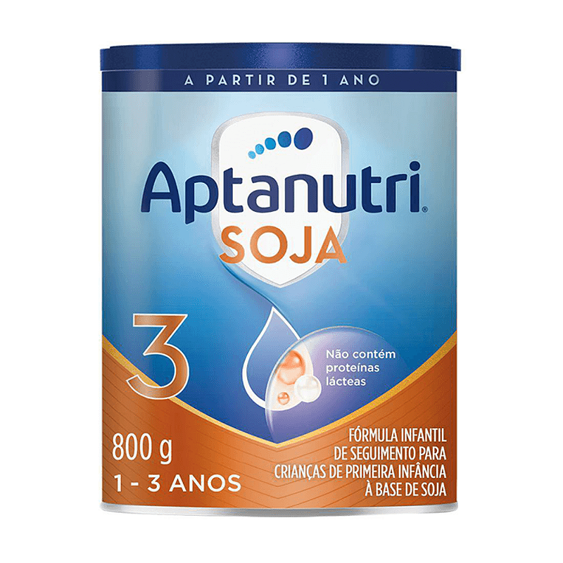 APTANUTRI SOJA 3 - 800G 1-3 ANOS - DANONE - Divina Nutrição Enteral