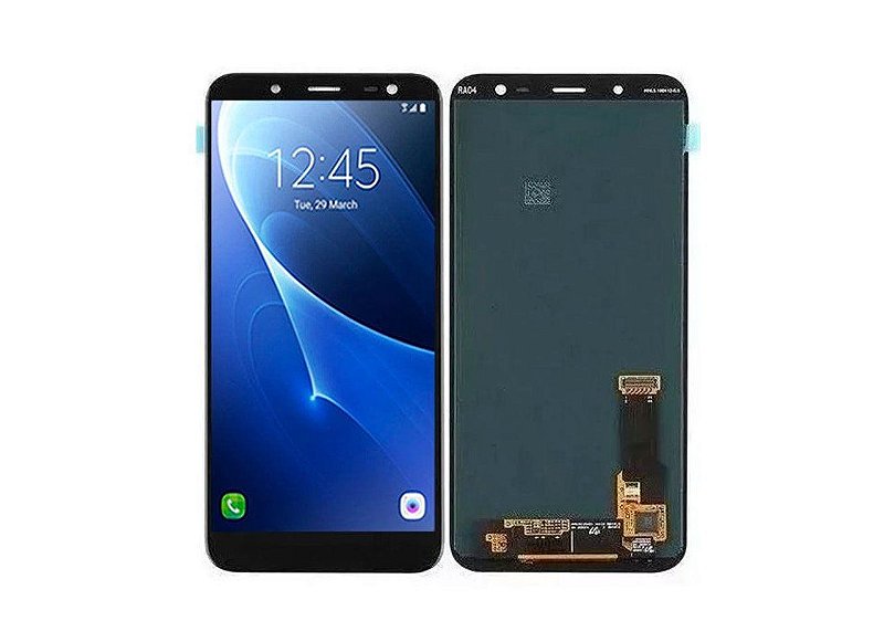 Display Frontal J8 2018 J810 Preto Original Oled Importado