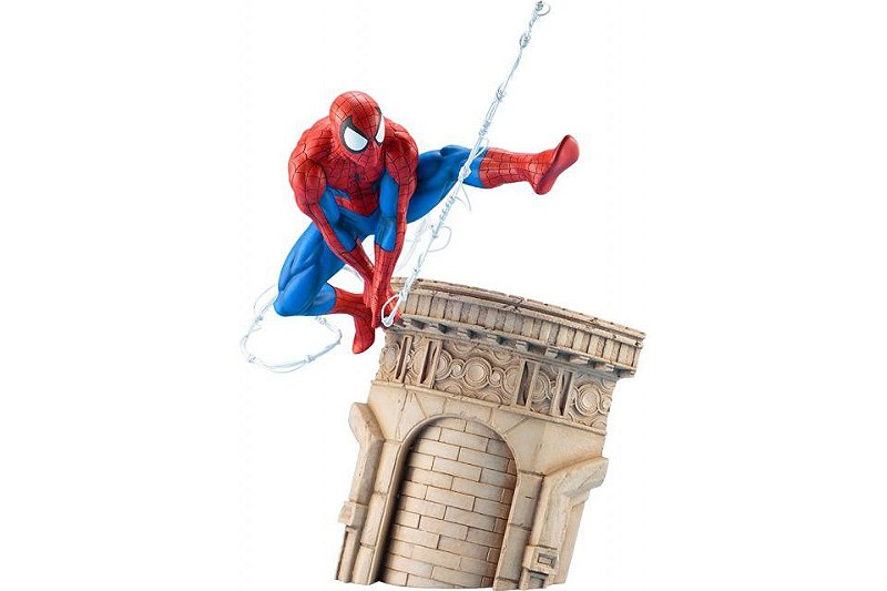 スパイダーマン ウェブスリンガー 1/6 marvel KOTOBUKIYA Homem Aranha Web Springer Marvel Universe Artfx 1/6 Kotobukiya