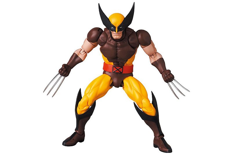 アメコミ MAFEX WOLVERINE BROWN COMIC Ver. h Wolverine Brown X-Men Marvel Comics Mafex 138 Medicom Toy - Prime