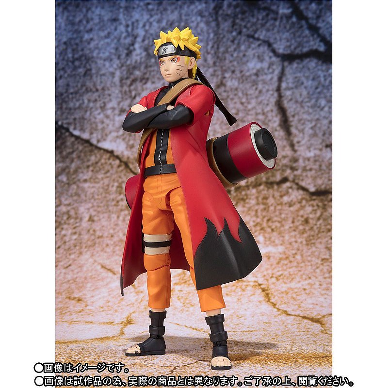 Naruto Uzumaki Sennin Mode Naruto Shippuuden S.H. Figuarts Bandai