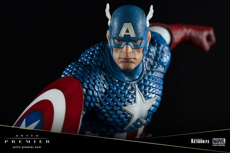 Capitão america Marvel Universe ARTFX Premier Easy Assembly Kit