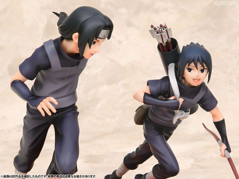 Itachi Uchiha & Sasuke Naruto Shippuden G.E.M. MegaHouse Original