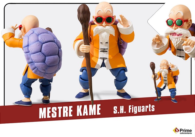 Mestre Kame Dragon Ball S.H. Figuarts Bandai original - Prime