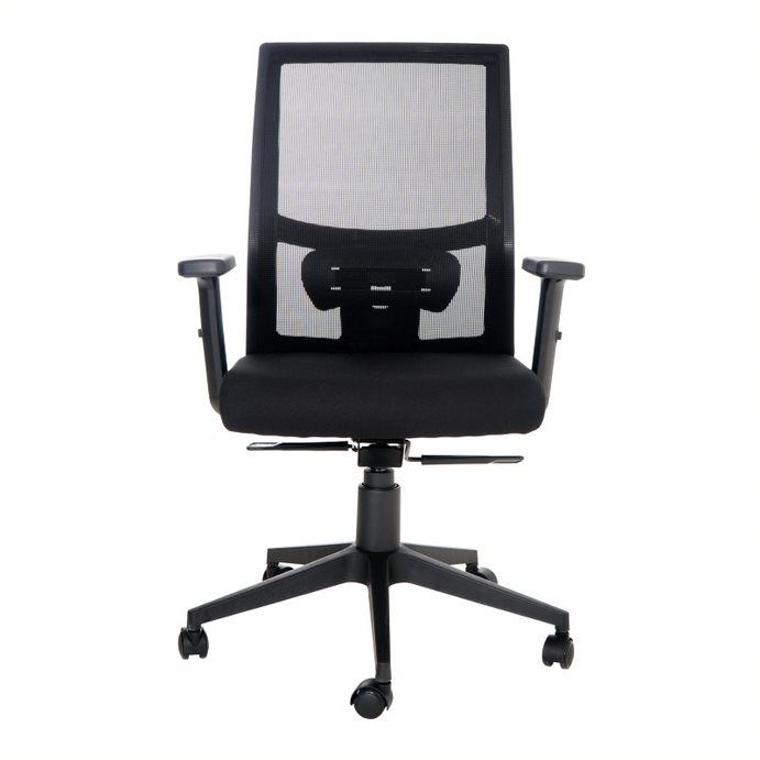 Cadeira de Escritório Presidente Ergonômica Tela Mesh Apoio de Lombar, Braço  PU- Qualiflex Móveis - Qualiflex móveis