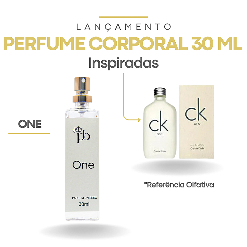 PERFUME CORPORAL 30 ML ONE PERFUMARIA BRASIL