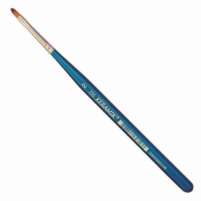 Pincel Lingua de Gato Sintetico Keramik 725 - Classe Artes