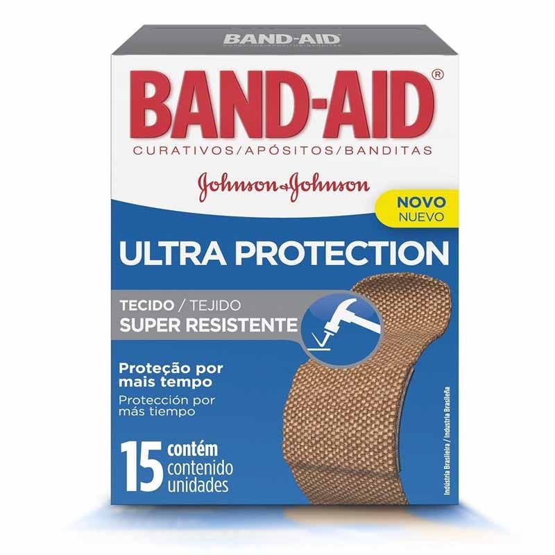 Band Aid Ultra Protection Super Resistente c/15 unidades FarmaViver