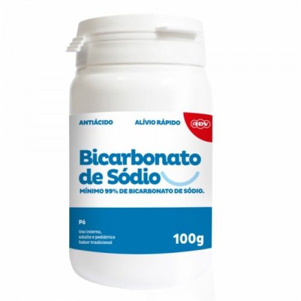 Bicarbonato De Sodio ADV 100gr Pote - FarmaViver - Farmácia Online 24 horas