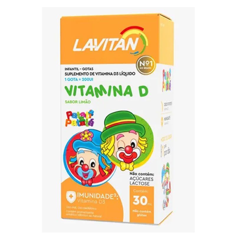Vitamina D gts 200ui 30ML - LAVITAN CIMED - FarmaViver